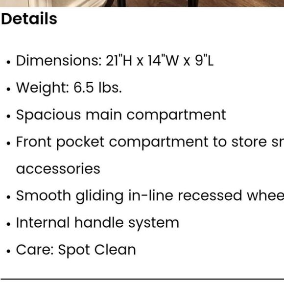 Juicy Couture Signature Logo Rolling Duffel Bag - Picture 7 of 8